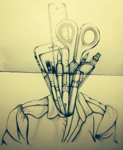 My head-identity sketch