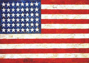 Jasper Johns 'Flag' - http://www.michaelarnoldart.com/flag.jpeg date: 28/03/14