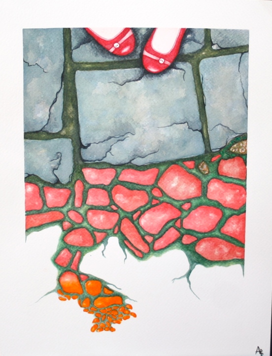 Ayu Baker - Stones - Watercolour - April 2014